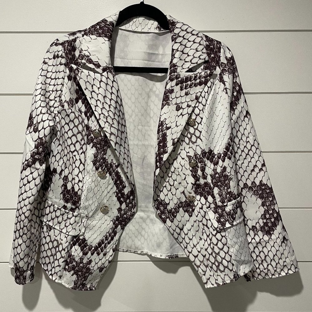 Snakeprint Jacket